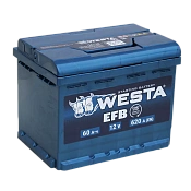 Аккумулятор Westa EFB 6СТ-60 VLR (60 Ah)